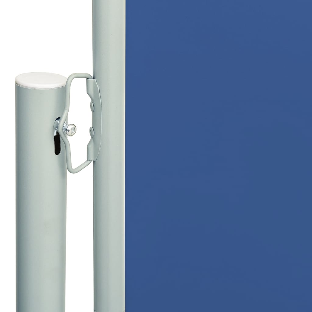 Vidaxl tuinscherm uittrekbaar 117x600 cm blauw