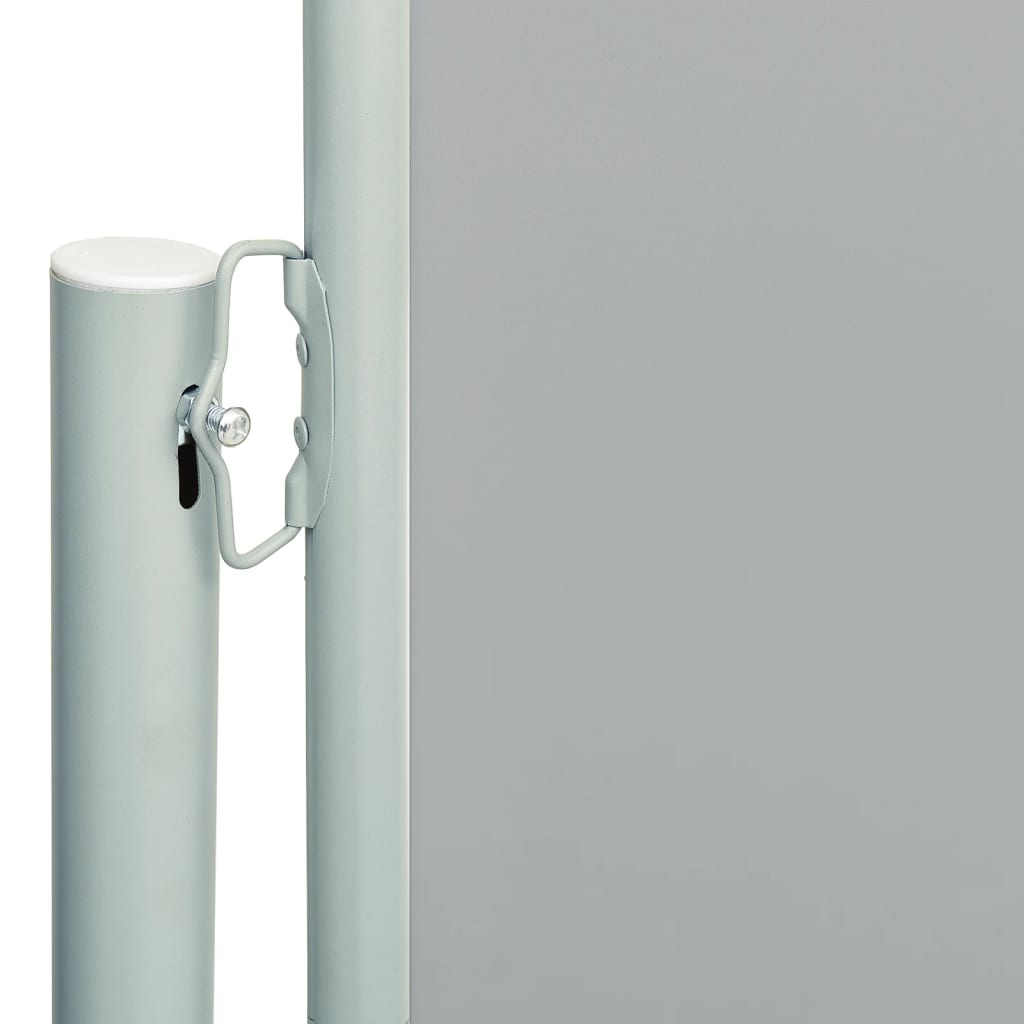 Vidaxl tuinscherm uittrekbaar 117x600 cm grijs