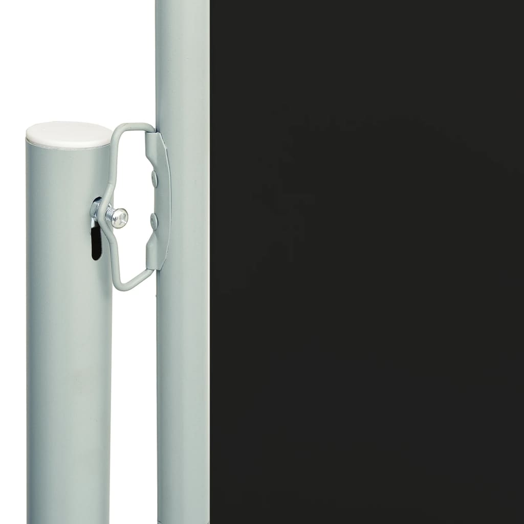 Vidaxl tuinscherm uittrekbaar 200x600 cm zwart