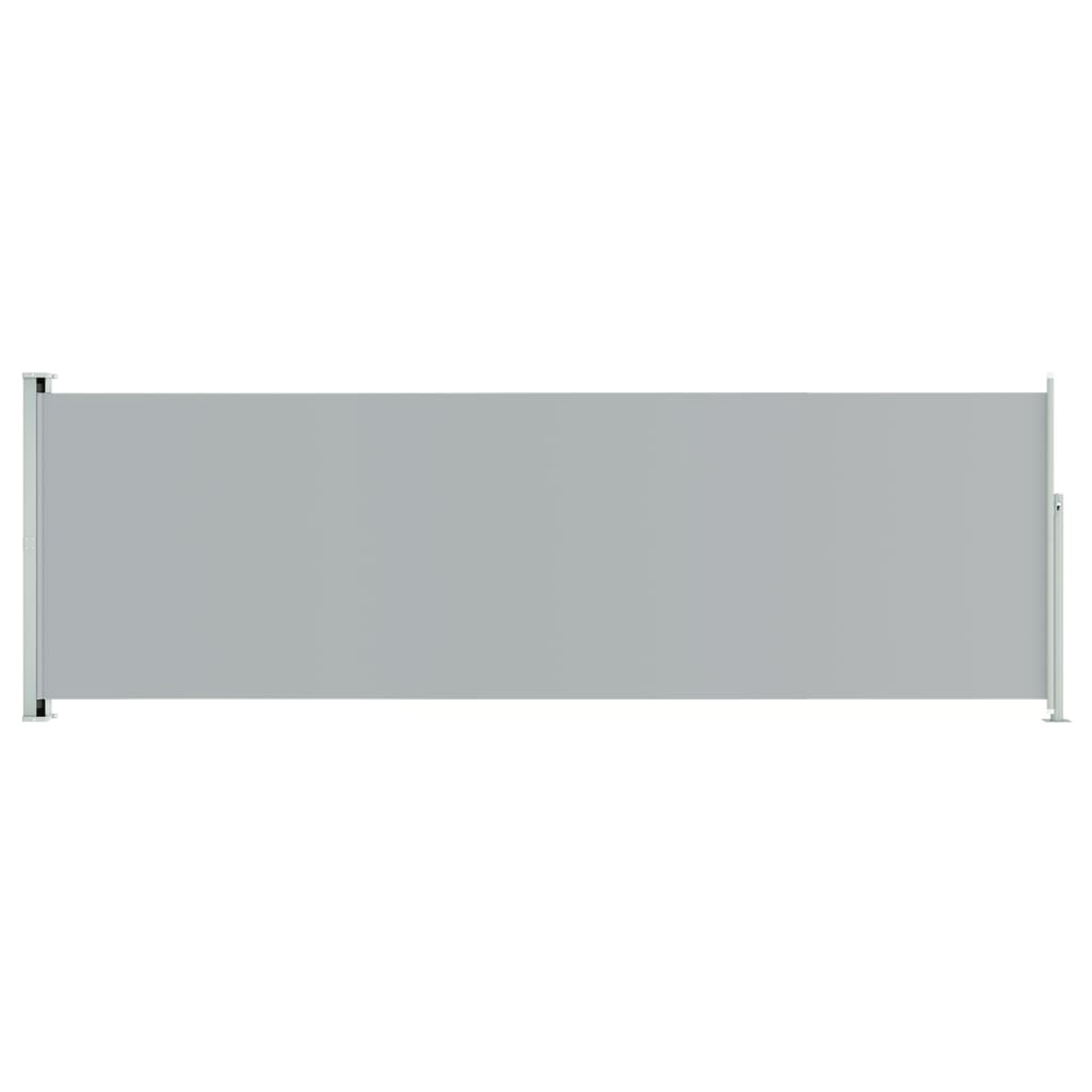 Vidaxl tuinscherm uittrekbaar 200x600 cm grijs