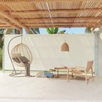 Vidaxl tuinscherm uittrekbaar 220x600 cm crème