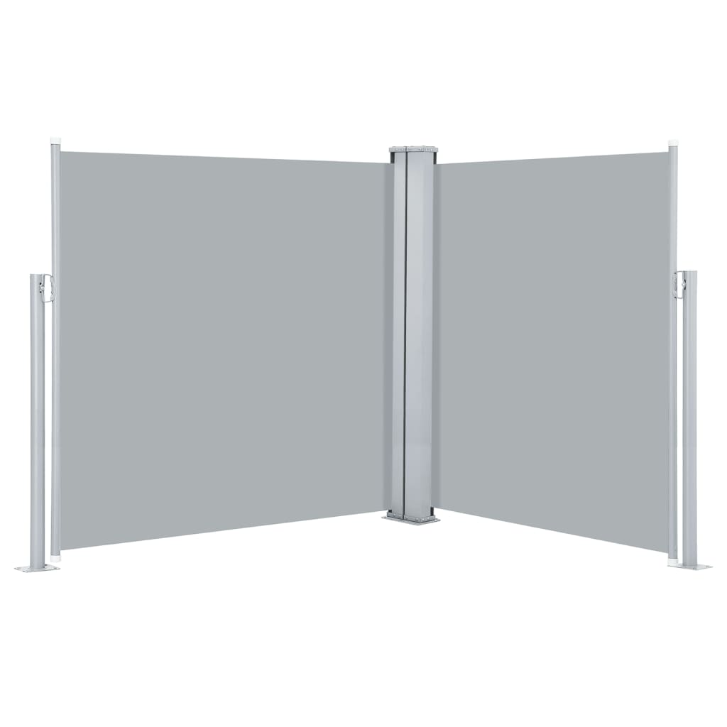 Vidaxl windscherm uittrekbaar 160x600 cm antracietkleurig