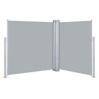Vidaxl windscherm uittrekbaar 160x600 cm antracietkleurig