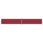 Vidaxl windscherm uittrekbaar 140x1000 cm rood