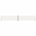 Vidaxl windscherm uittrekbaar 160x1000 cm crèmekleurig
