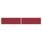 Vidaxl windscherm uittrekbaar 180x1000 cm rood