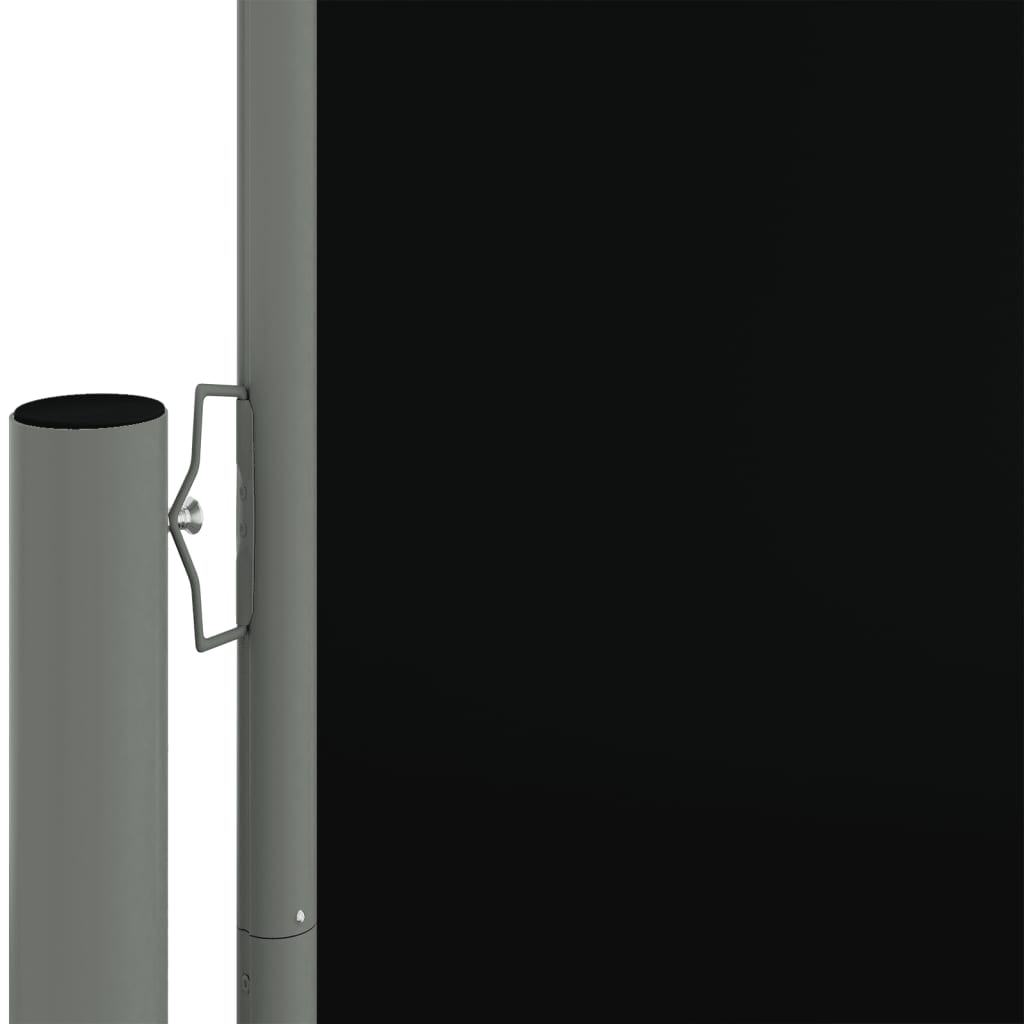 Vidaxl windscherm uittrekbaar 117x1200 cm zwart