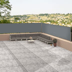 Vidaxl windscherm uittrekbaar 117x1200 cm antracietkleurig