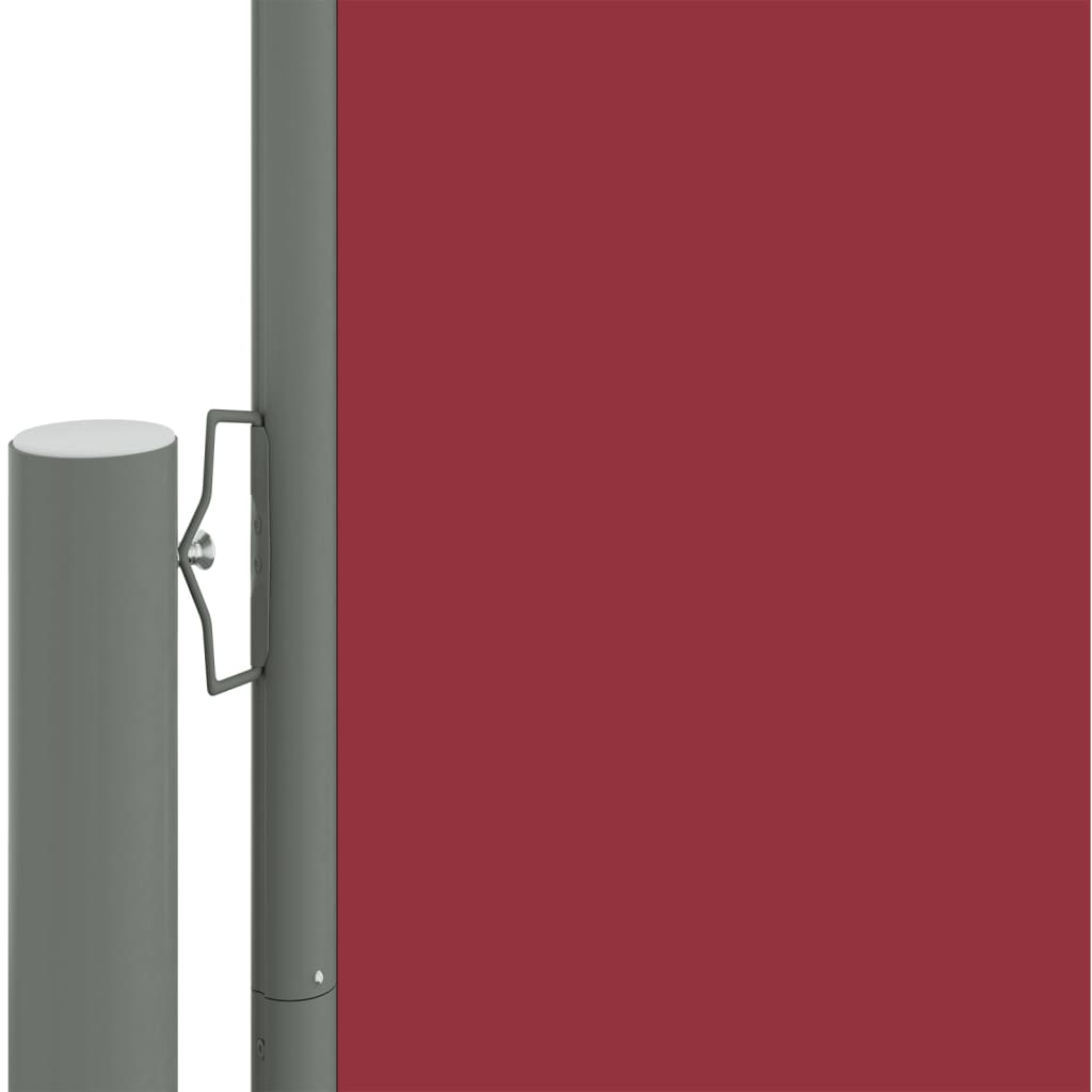 Vidaxl windscherm uittrekbaar 117x1200 cm rood