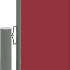 Vidaxl windscherm uittrekbaar 117x1200 cm rood