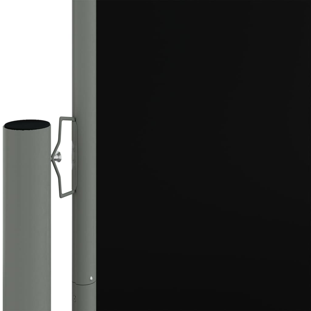 Vidaxl windscherm uittrekbaar 140x1200 cm zwart
