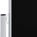 Vidaxl windscherm uittrekbaar 180x1200 cm zwart