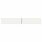 Vidaxl windscherm uittrekbaar 200x1200 cm crèmekleurig