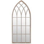 Vidaxl spiegel 100x45 cm ijzer zandkleurig