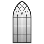Vidaxl spiegel 100x45 cm ijzer zwart