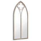 Vidaxl spiegel 100x45 cm ijzer zandkleurig