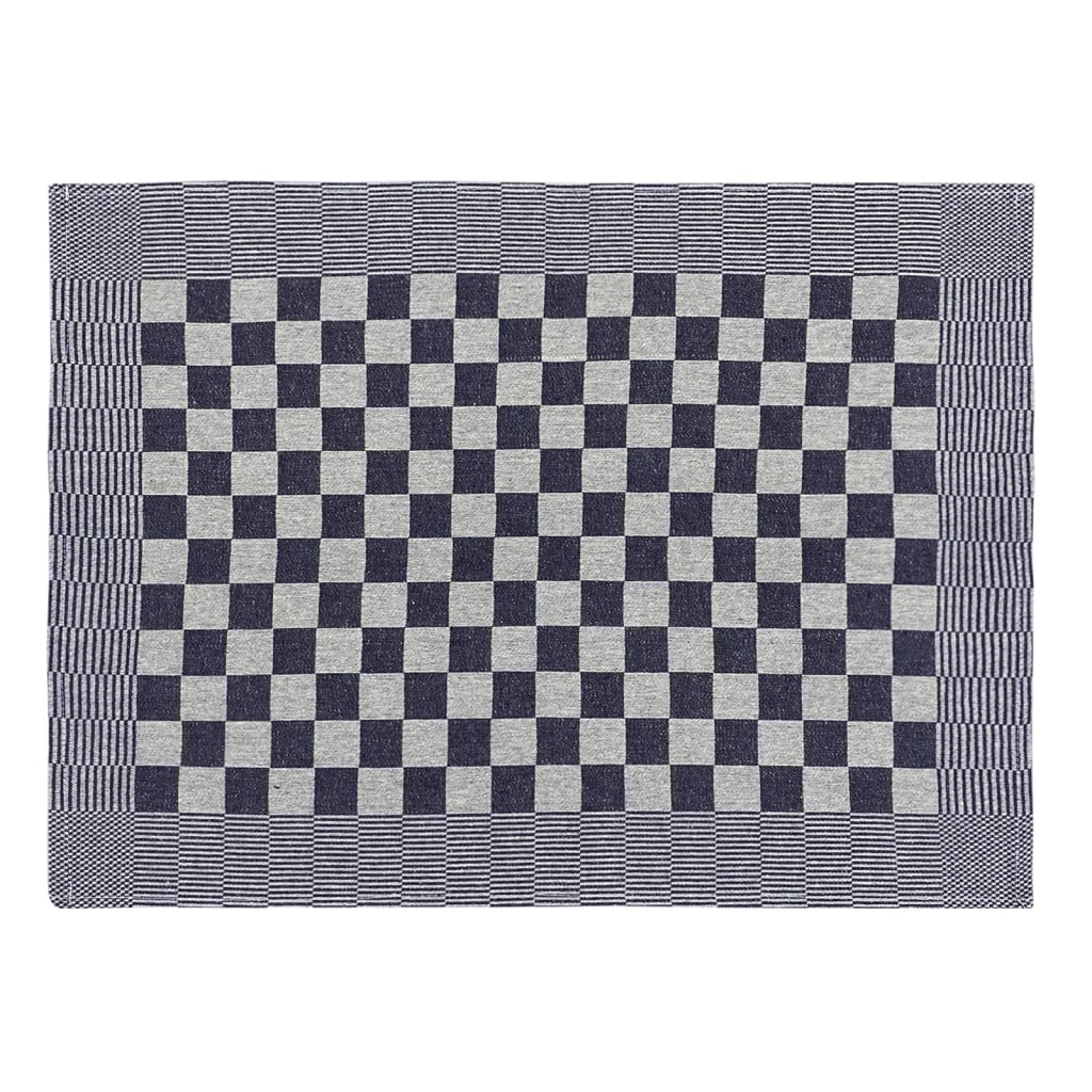 Vidaxl keukendoeken 50 st 50x70 cm katoen blauw en wit