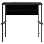 Vidaxl prieel met dak 220x110x200 cm antracietkleurig