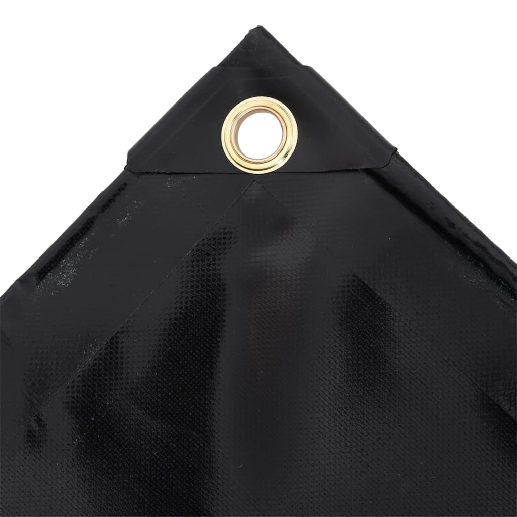 Vidaxl dekzeil 650 g m² 3x4 m zwart