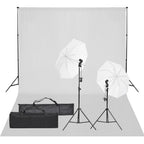 Vidaxl fotostudioset met verlichtingsset en achtergrond