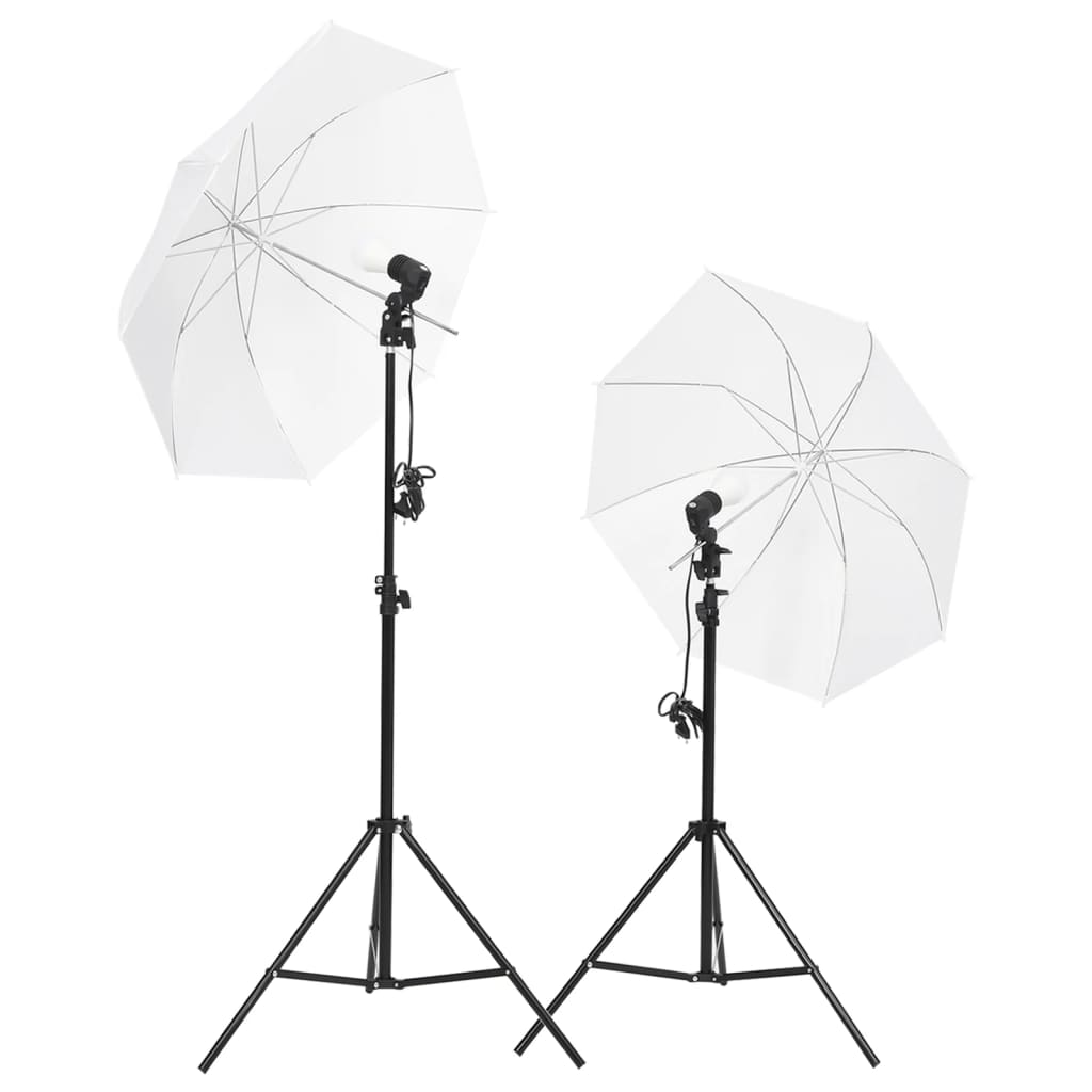 Vidaxl fotostudioset met verlichtingsset, achtergrond en reflector