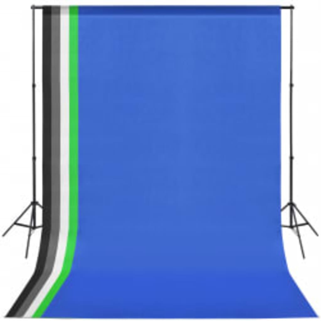 Vidaxl fotostudioset met softboxlamp, achtergrond en reflector