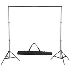 VidaXL Fotostudioset met verlichtingsset en achtergrond