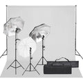 Vidaxl fotostudioset met verlichtingsset en achtergrond