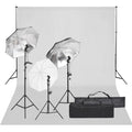 Vidaxl fotostudioset met verlichtingsset en achtergrond