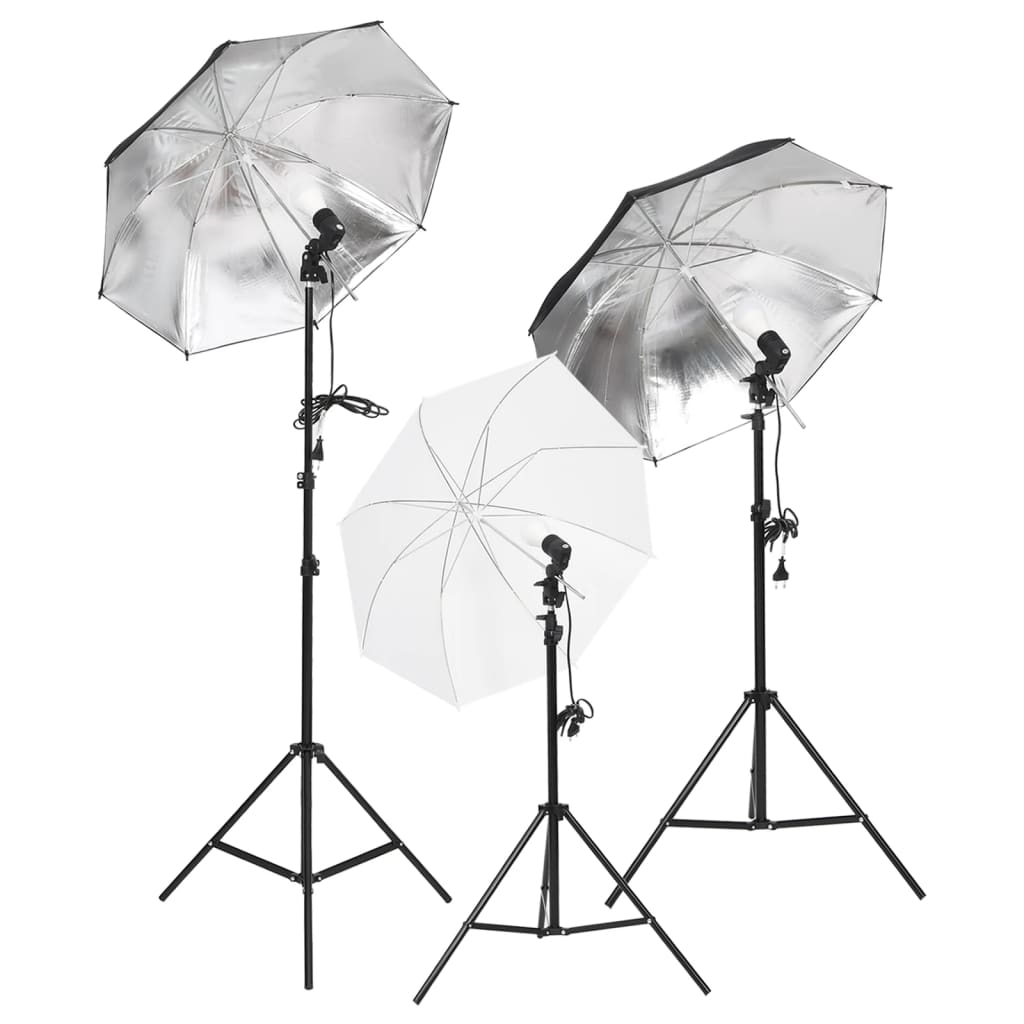 Vidaxl fotostudioset met verlichtingsset, achtergrond en reflector
