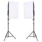 VidaXL Fotostudioset met verlichtingsset en achtergrond