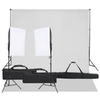 Vidaxl fotostudioset met verlichtingsset en achtergrond