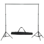 Vidaxl fotostudioset met verlichtingsset, achtergrond en reflector