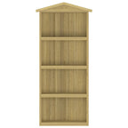 VidaXL Tuinschuur 87x33x222 cm geïmpregneerd grenenhout