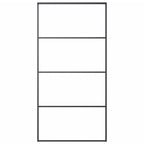 Vidaxl schuifdeur 102,5x205 cm mat esg-glas en aluminium zwart