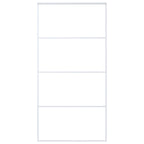 Vidaxl schuifdeur 102,5x205 cm esg-glas en aluminium wit