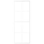 Vidaxl schuifdeur 76x205 cm mat esg-glas en aluminium wit