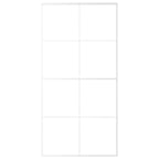 Vidaxl schuifdeur 102,5x205 cm mat esg-glas en aluminium wit