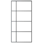 Vidaxl schuifdeur 102,5x205 cm mat esg-glas en aluminium zwart