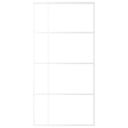 Vidaxl schuifdeur 102,5x205 cm esg-glas en aluminium wit