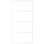 Vidaxl schuifdeur 102,5x205 cm mat esg-glas en aluminium wit