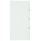 VidaXL Zijpaneel voor deurluifel 50x100 cm gehard glas transparant