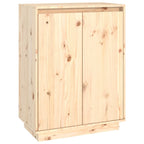 Vidaxl schoenenkast 60x35x80 cm massief grenenhout