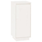 Vidaxl schoenenkast 35x35x80 cm massief grenenhout wit