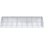 VidaXL Kippenren 3x8x2 m gegalvaniseerd staal