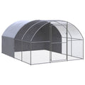 VidaXL Kippenren 3x4x2 m gegalvaniseerd staal