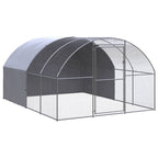 VidaXL Kippenren 3x4x2 m gegalvaniseerd staal