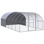 VidaXL Kippenren 3x6x2 m gegalvaniseerd staal