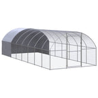 VidaXL Kippenren 3x8x2 m gegalvaniseerd staal