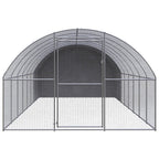VidaXL Kippenren 3x8x2 m gegalvaniseerd staal